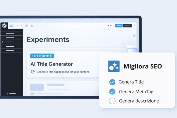 AI in WordPress: si fa sul serio.