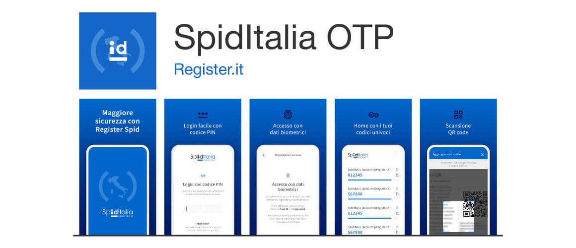 La nuova App SpidItalia OTP