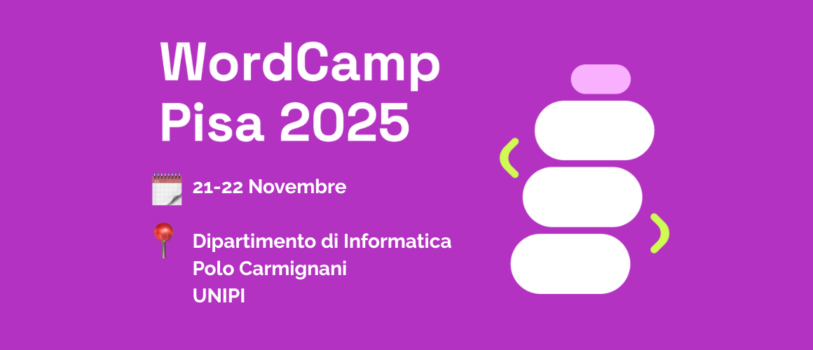 Register.it al WordCamp Pisa 2025