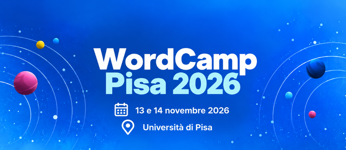 Register.it al WordCamp Pisa 2026