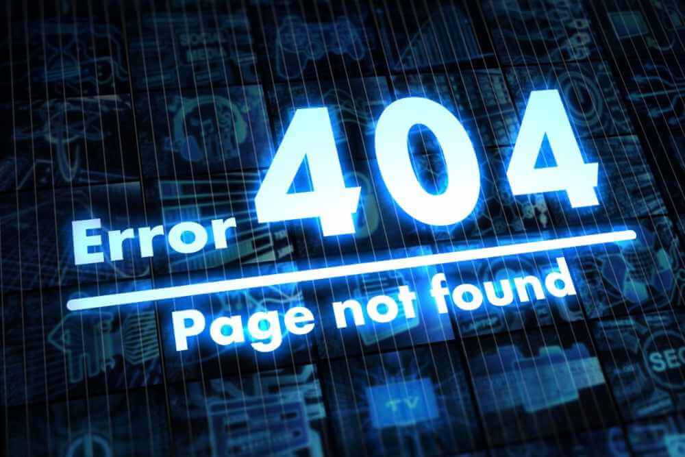 Errore 404 (Pagina non trovata)