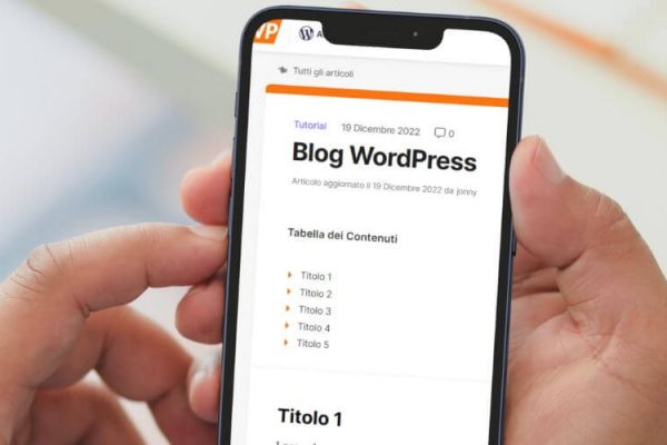 Blog WordPress: Come inserire l’indice dei contenuti nei tuoi articoli